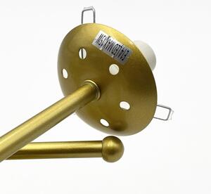 Brilagi - Plafoniera da soffitto MALIVA 3xE14/15W/230V oro/bianco