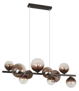 Brilagi - Lampadario LED a sospensione su cavo MILLA 10xG9/3W/230V marrone/marrone fumé