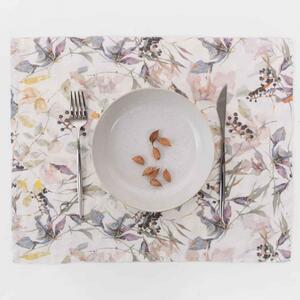 Meadow - Set 6 Tovagliette In Lino Stampa Floreale