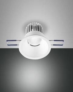 Gea Luce Janus faretto incasso da soffitto metallo bianco design decorativo