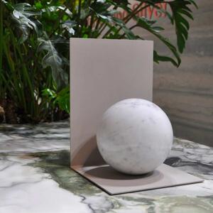 Sphere - Fermalibri Di Design Con Sfera In Marmo