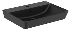 Lavabo nero opaco in ceramica 60x46 cm Silk Black - Ideal Standard