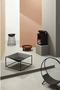 Braciere In Acciaio 50x21H Design Moderno Efesto Bizzotto Ruggine