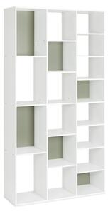 Libreria Con Vani A Cubo 92x30x178 Arctic Bizzotto Bianco-Verde Salvia - Bizzotto