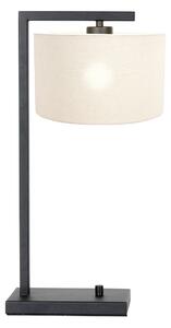 Steinhauer - lampada da tavolo - Stang - nero - lino metallo - lampada d'atmosfera - E27 - 7120ZW