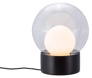 Pulpo GmbH pulpo lampada da tavolo Boule Small, trasparente/opale/nero, vetro