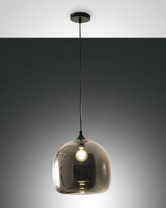 Fabas Luce Lampada a sospensione con struttura in metallo e diffusore in vetro soffiato - Maia