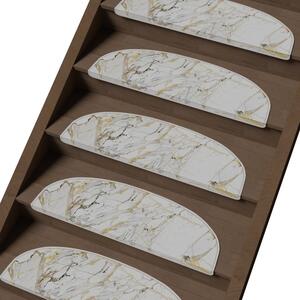 Gradini bianchi in set da 16 pezzi 20x65 cm Marble Art - Vitaus