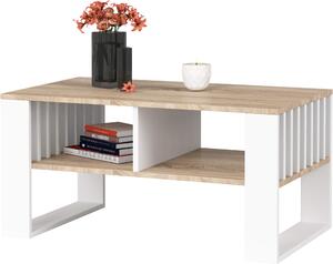 Akord Tavolino Da Caffè Rockford Rovere Sonoma/Bianco 92X53X45 Cm