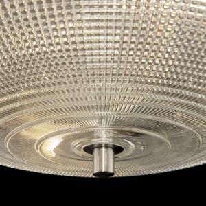 Maytoni Lampada da soffitto media in metallo con diffusore in vetro Coupe Nichel