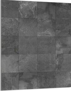 Piano cottura 40x52 Coperchio per piano cottura in Vetroceramica Paraspruzzi Piatto in vetro Tagliere decorativo, motivo grigio