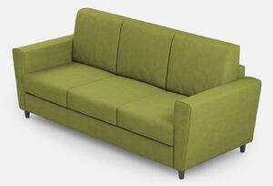 Divano Yasel 3 posti (tre sedute da 60cm) misure esterne L.212cm - Verde