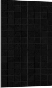 Piastra copriforno 30x52 Coperchio per piano cottura in Vetroceramica Paraspruzzi Piatto in vetro Tagliere decorativo, motivo nero