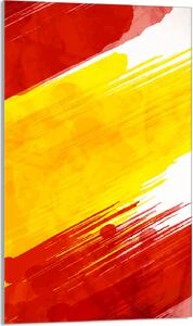 Piastra di copertura del piano cottura 30x52 Coperchio del piano cottura in Vetroceramica Paraspruzzi Piatto in vetro Tagliere decorativo, colore rosso