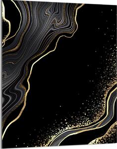 Piano cottura 40x52 Coperchio in Vetroceramica Paraspruzzi Piatto in vetro Tagliere decorativo, marmo dorato