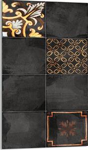 Piastra copri piano cottura 30x52 Piastra copri piano cottura in Vetroceramica alzatina in vetro tagliere decorativo, mosaico ardesia