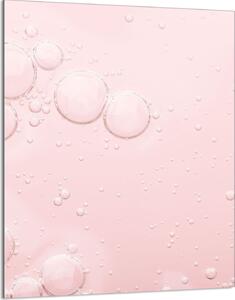 Piastra di copertura del piano cottura 40x52 Coperchio del piano cottura in Vetroceramica Paraspruzzi Piatto in vetro Tagliere decorativo, rosa a gocce