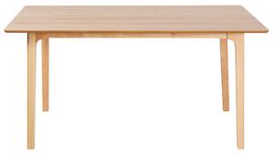 Tavolo da pranzo in legno chiaro moderno 160 x 90 cm stile moderno soggiorno contemporaneo Beliani