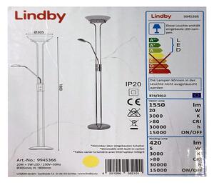 Lindby - Lampada da terra LED DIMITRA LED/20W/230V + LED/5W/230V
