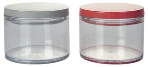 Barattolo da cucina in resina trasparente e tappo con guarnizione in silicone - 800 ml