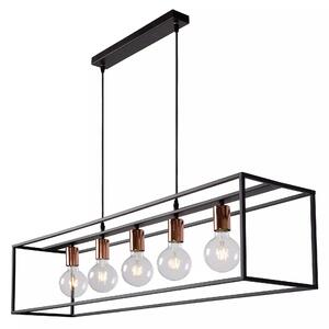 Lucide Illuminazione Lampadario a sospensione a 7 pendenti con diffusori in  vetro dal design moderno collezione Maloto