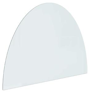 VidaXL Braciere con piano in vetro trasparente 800 x 600 mm