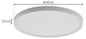 Lindby plafoniera LED Deika, 40 cm, bianco, plastica, CCT