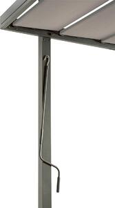 Pergola alluminio Elysia grigio antracite L 308 cm x P 350 cm, H 2.57 m