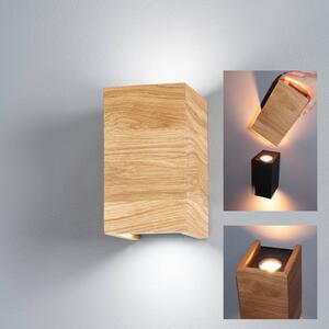 FISCHER & HONSEL Shine Wood applique a LED 2xGU10 10x18cm