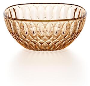 Contenitore insalatiera Piccola l. 21 Decoro Vanity Pio eTito Toso in acrilico Bio-based Dimensioni L �21xh9,3cm - 2130 cc Cipria
