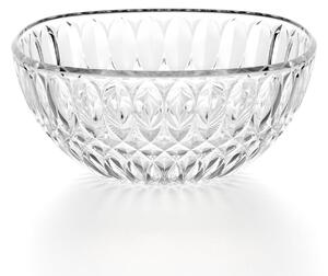 Contenitore insalatiera Piccola l. 21 Decoro Vanity Pio eTito Toso in acrilico Bio-based Dimensioni L �21xh9,3cm - 2130 cc Trasparente