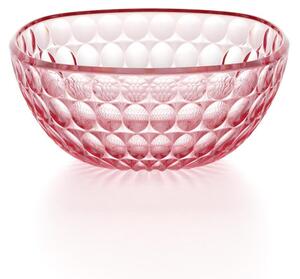 Contenitore insalatiera Piccola L.16 Decoro Vanity Pio eTito Toso in acrilico Bio-based Dimensioni L �16xh 7 cm - 900 cc Rosa Flamingo