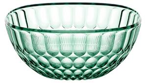 Contenitore insalatiera Media l. 25 Decoro Vanity Pio eTito Toso in acrilico Bio-based Dimensioni L �25xh11 cm - 2500 cc Verde Ninfea