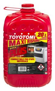 Combustibile Liquido Per Stufe Inodore Universale Tanica 20 L Toyotomi Plus Tappo Rosso - Zibro