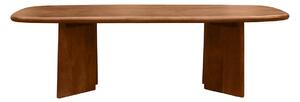 Tavolino basso rettangolare in legno massiccio di mango tinto L120 cm SOTA