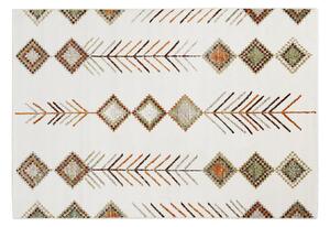 Tappeto rettangolare con motivi berberi multicolori 160 x 230 cm SPELL