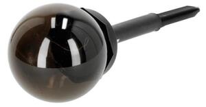 Lampada solare LED GLEAM LED/1,2V 3000K IP44 40 mAh fumé/nero