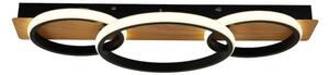 Plafoniera LED ROWENA LED/18W/230V nera/marrone