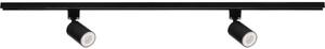 Kanlux 45920 - Faretto per sistema a binario ALTEAR 2xGU10/10W/230V 1m nero