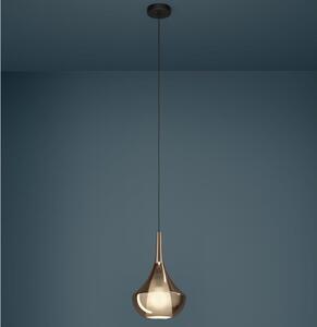 Eglo 390438 - Lampada a sospensione con cavo ALMOSTER 1xE27/28W/230V finitura rame