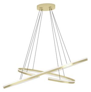 Eglo 390487 - Lampadario dimmerabile su cavo BOGADO LED/50W/230V oro + telecomando