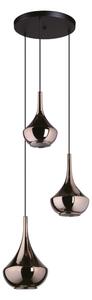 Eglo 390439 - Lampadario sospeso ALMOSTER su cavo 3xE27/28W/230V, finitura rame