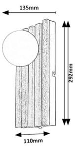 Rabalux 71421 - Applique da parete NOXELLE 1xG9/5W/230V