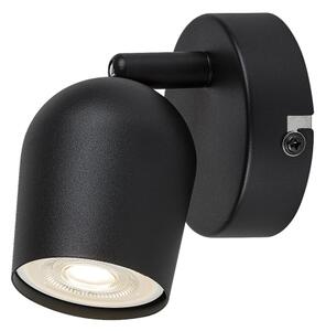 Rabalux 73101 - Faretto da parete orientabile LIANET 1xGU10/15W/230V nero