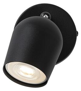 Rabalux 73101 - Faretto da parete orientabile LIANET 1xGU10/15W/230V nero