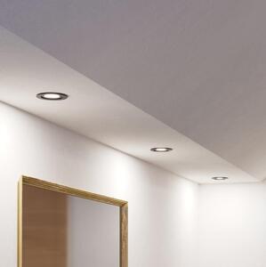 Eglo 902237 - Set 3x plafoniere LED da bagno BARRANCO 1x GU10/4,5W/230V IP44 nero