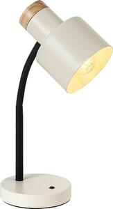Rabalux 74097 - Lampada da tavolo PASTRO 1xE27/20W/230V, colore crema