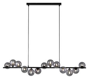 Schöner Wohnen 14504-18 - Lampadario LED sospeso su cavo DUBAI 13xG9/3W/230V nero/fumé
