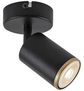 Rabalux 73107 - Applique da parete orientabile NOLIE 1xGU10/15W/230V nero