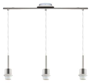 Eglo - Lampadario LED a sospensione TUNJA 3xE27/60W/230V crema